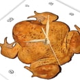 thumbnail image 3 of 3drose, Overhead Anatomy of a Toad from Above Black Outline Art, 15x15 Wall Clock, 3 of 8
