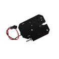 thumbnail image 4 of Electromagnetic Lock for Electric Control Cabinet, 12V DC, 2A, Carbon Steel, Black, 4 of 4
