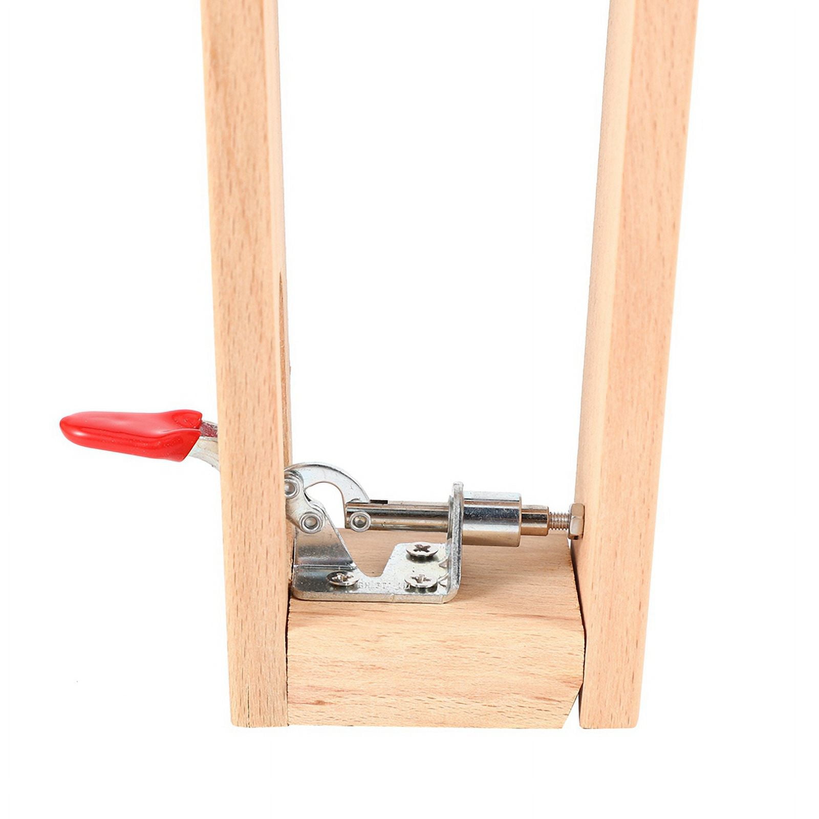2X Leather Craft Retaining Clip Wood Tools Hand Tool Set Table Desktop Stitching Sewing Lacing Horse Clamp Tools