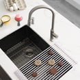 thumbnail image 2 of fafa-Over The Sink Roll Up Dish Drying Rack Heat Resistant Trivet for Drying Dishes and Rinsing Vegetables White A-900WH, 2 of 4