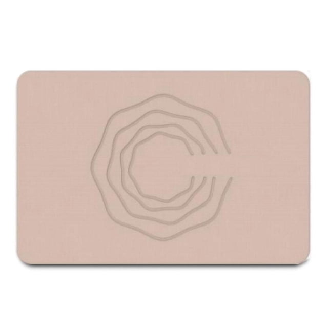 Ruifaya Alfombrilla de baño de piedra, alfombrilla de baño de tierra de diatomeas, alfombrillas de baño de piedra súper absorbentes, encimera de secado rápido de piedra, alfombrilla de baño de diato