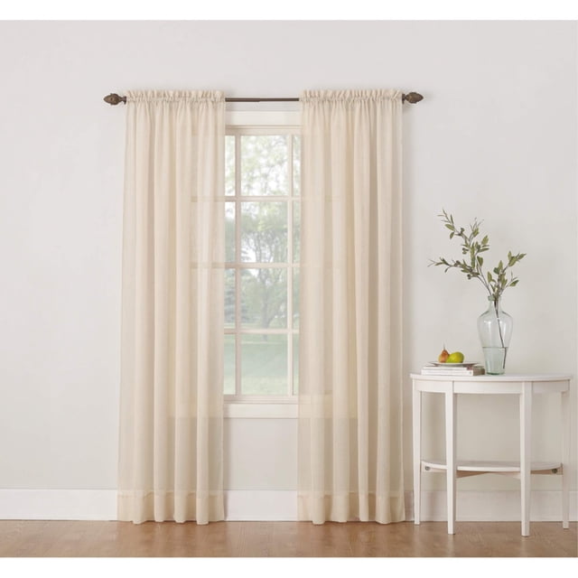 Cortinas Nº 918 Reno Beige, paquete de 2
