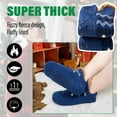 thumbnail image 5 of Slipper Socks, PUTUO Fuzzy Socks, Thermal Cozy Warm Fluffy Winter Warm Socks, 1 Pair Plush Socks for Men, Christmas Gifts for Men, 5 of 7