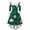 Dark Green, variant on Christmas Dresses for Women Women's Fashion Elegant Autun And Winter Long Sleeve V-Neck Christmas Print Dress for Holiday Party,Royal Blue,S