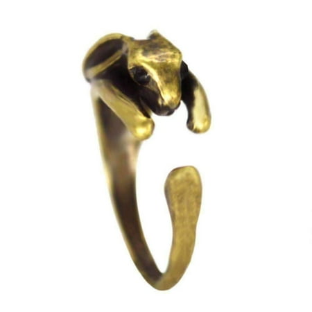 Bronze Ring - ON SALE - Cuddly Bunny Adjustable Wrap Ring Bronze