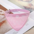 thumbnail image 6 of Printing PU for Puppy Kitten Cat Neck  Collar Grooming Accessories Neckerchief Dog Saliva Towel Pet Supplies Dog Bandana Dog  Collars ROSE RED, 6 of 8