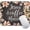 Jesus & Coffee, variant on Saguaro Mouse Pad, Sun is Setting Between Saguaros Wildflowers in The Sonoran Desert Scene Picture, Standard Size Rectangle Non-Slip Rubber Mousepad, Multicolor