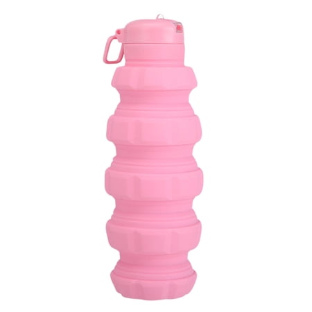 

Yrtoes Silicone Collapsible Water Bottles 500ml Portable Foldable Expandable Water Bottle Sports Cups Leak Proof and Reusable for Outdoor Activities Travel