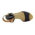 thumbnail image 3 of Sandalia con cuña Lucky Brand Kyndra para mujer, color negro, 3 of 5