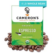 Camerons Coffee Roasted Whole Bean Coffee, Organic Espresso, 4 Lb (Pack Of 1)