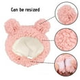 thumbnail image 7 of Tvtnvo Pet Costume Hat Pet Dog Cubby Headband Cute Decorative Cap Soft Cotton Linen Fabric Adjustable Chin Strap Relaxedable Secure Suit for Photo Party Halloween Cosplay Pink 11-13.9in, 7 of 7