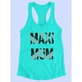 thumbnail image 3 of Maximum  Slogan Racerback Tank Women -Image by Shutterstock, Female Medium, 3 of 4