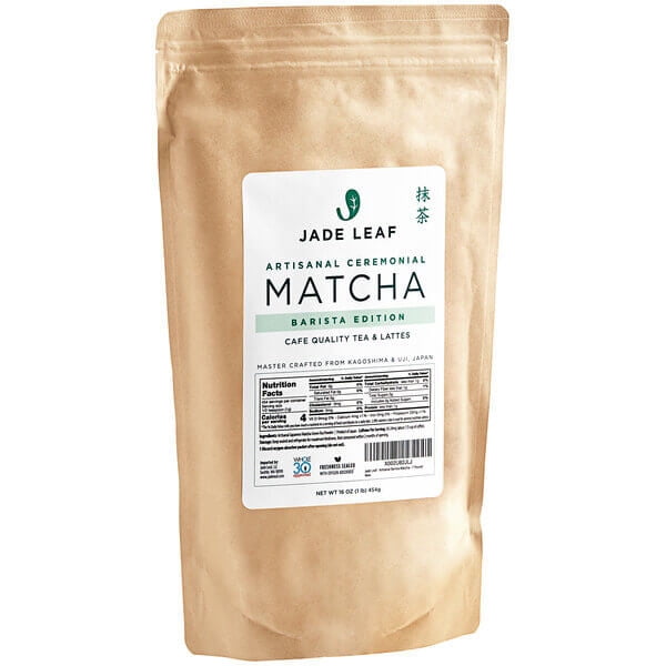 Jade Leaf Ceremonial Barista Edition Matcha Powder 1 lb. (454g)- 6/CASE