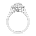 thumbnail image 4 of Cloud Jewel 14K Ring for Gift - Round Cut 1.8 Ct VVS1/D Moissanite Ring - Engagement Wedding Double Halo Ring For Women - Halo Solitaire with Accent Engagement Ring for Women - Proposal Ring, 4 of 4