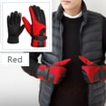 thumbnail image 3 of Gants à Écran Tactile Hiver Chauds Coupe-Vent pour Téléphone Intelligent, Gants Thermiques pour Randonnée, Conduite, Cyclisme, Course (Rouge), 3 of 4