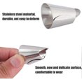 thumbnail image 5 of Kitchen Stainless Steel Finger Nail Protector 12pcs/set Hand Cut Guard Safe Knife Tool Nuts Peeling, 5 of 5
