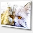 thumbnail image 2 of Illustration de Chat Blanc Mignon - Impression sur Toile d'Animal, 2 of 3