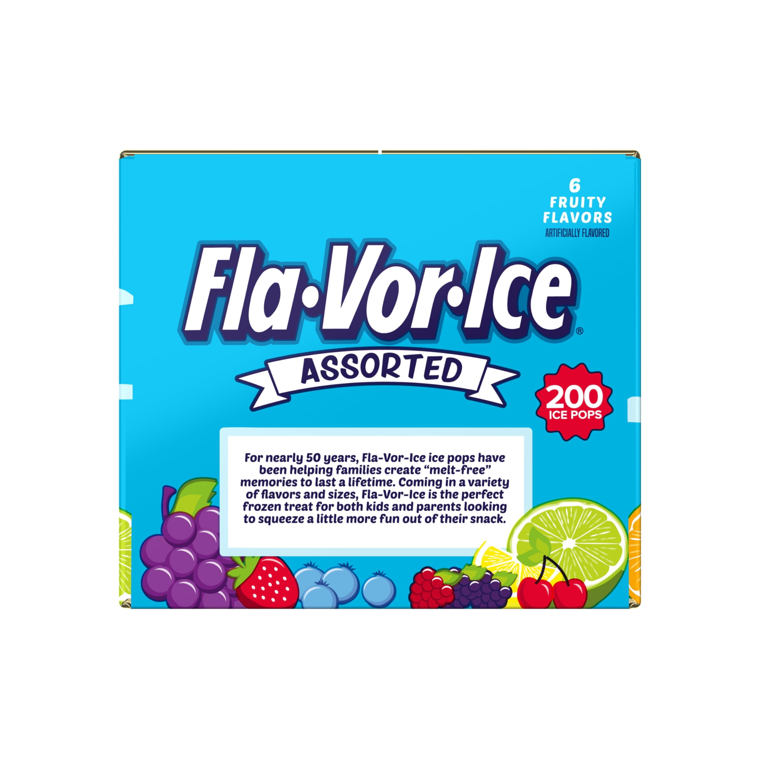 Fla-Vor-Ice Plus Giant Pops, 200 Count