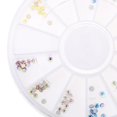 thumbnail image 3 of 3D Etiqueta engomada Manicura De Decoración De Uñas Rhinestones forma forma Rueda Colco Del arte del clavo, 3 of 6