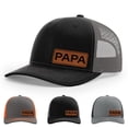 thumbnail image 1 of Gorra Mosestance PAPA Vegana Estilo 112 con Parche de Cuero y Snapback, 1 of 1