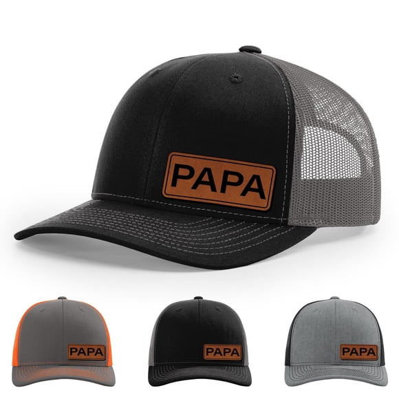 Gorra Mosestance PAPA Vegana Estilo 112 con Parche de Cuero y Snapback
