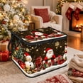 thumbnail image 3 of Christmas Storage Bin with Lid and Carrying Handle Christmas Foldable Storage Box Large Xmas Decorative Collapsible Container Basket for Organizing Closet Home Bedroom Gift, 3 of 6