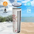 thumbnail image 3 of 20 Oz Snowman Tumbler with Lid & Straw - Insulated Stainless Steel Travel Mug, Christmas Holiday Water Bottle - Ideal Winter Gift for Men and Women, 3 of 6