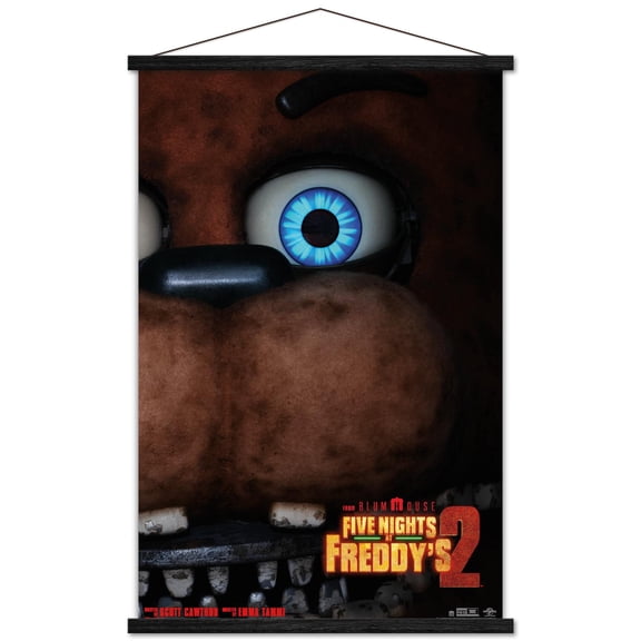 Five Nights at Freddy's Movie 2 (2025) - Freddy One Sheet 3 Wall Poster with Magnetic Frame, 22.375" x 34"