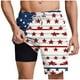 thumbnail image 1 of Pantalones Cortos Casuales para Hombre Imprimir con Bolsillos Pantalones de Playa de Cintura Elástica, Pantalones Cortos de Cintura Elástica para Hombre, 1 of 6