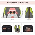 thumbnail image 5 of Gaeub Summer Gnome 1 Printed Travel Cosmetic Bag,Makeup Bag, Large Capacity Toiletry Bag for Women, Portable Pouch Make Up Organizer with Zipper and Divider, 5 of 8