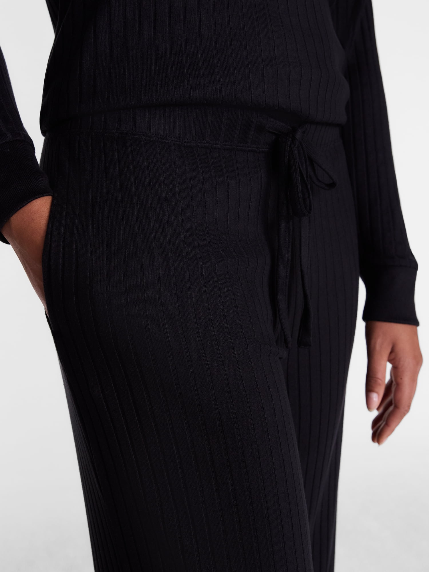 Joyspun Women's Cozy Lounge Collection Hacci Knit Sleep Pants, Sizes XS-3X