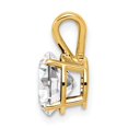 thumbnail image 2 of 14k Yellow Gold Cubic Zirconia Casted Pendant, 2 of 4