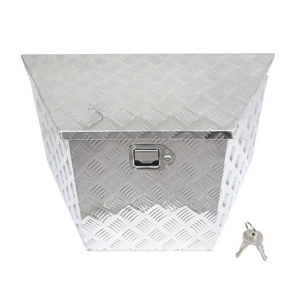 Genrics Truck Pickup Aluminum Underbody Tongue Tool Box Trailer Storage Gas Lift w/Lock 29 inch X 15 inch