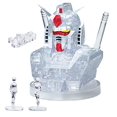 thumbnail image 1 of 55 piece Crystal puzzle Gundam clear, 1 of 5