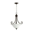 thumbnail image 4 of Quorum Lighting Bryant 3-Light Pendant, Oiled Bronze, 18 Width, 24 Height, 4 of 7