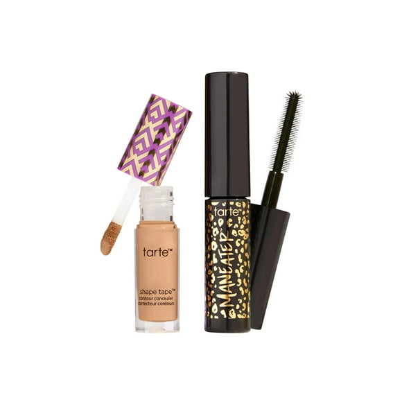 Set de maquillaje para tarta, máscara y corrector Shape Tape Most Wanted