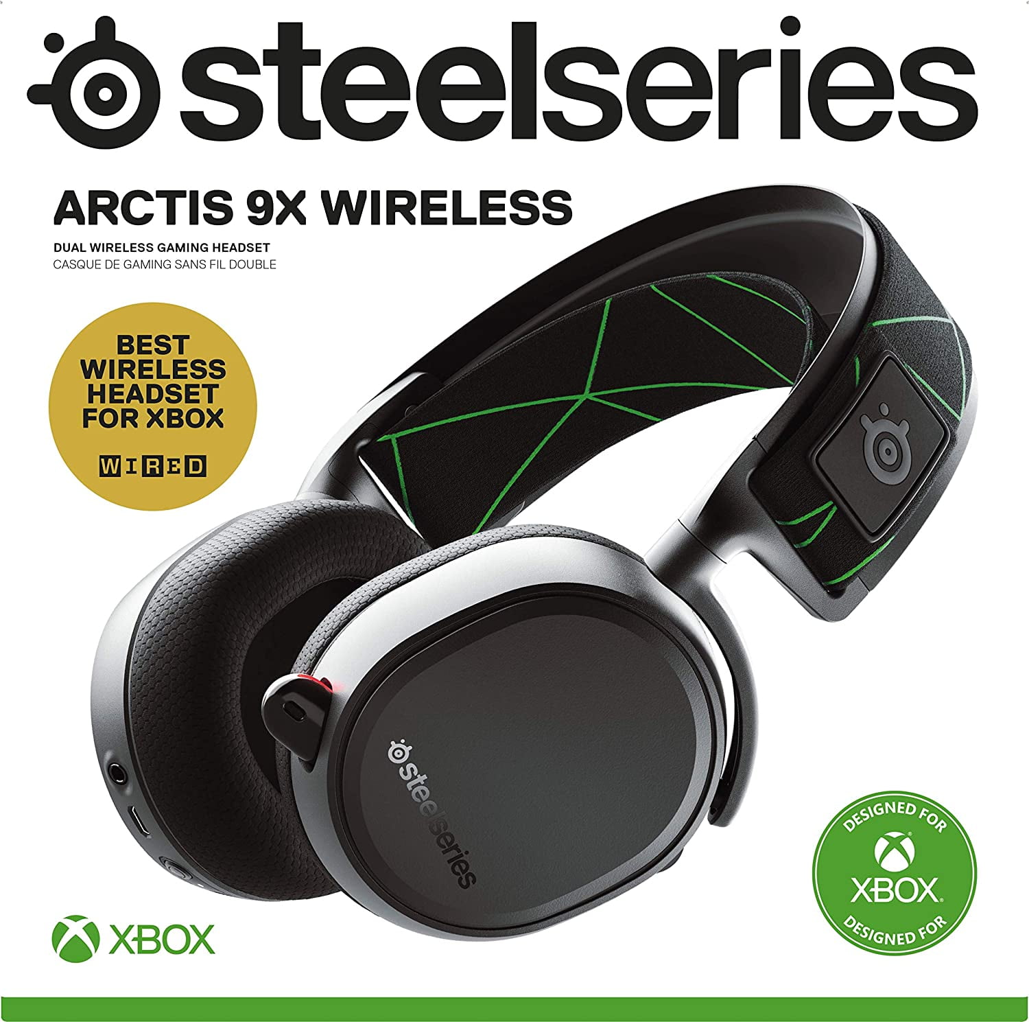 Bourgondië monster stap SteelSeries Arctis 9X Wireless Gaming Headset for Xbox - Walmart.com