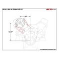 thumbnail image 3 of Ict Billet Sbc Billet Alternador Ajustable Kit De Soporte De Dirección Asistida Lwp Chevy Small Block 551476, 3 of 5