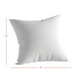 thumbnail image 6 of Home Design Calais Square Throw Pillow Inserts 18x18 Inch, Set of 4, Bedroom & Couch, Soft Decorative Pillow Insert, White, 6 of 6
