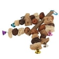 thumbnail image 3 of Hanging Bird Bite Toys,Parrot Biting String Toy Bird Toys Wood Bird Block Toys Extended Durability, 3 of 14