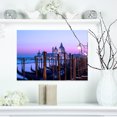 thumbnail image 1 of Venice Sunset Panorama at Twilight - Extra Large Seascape Art Canvas, 1 of 3