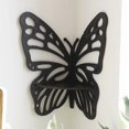 thumbnail image 6 of Wooden Craft Butterfly Hollow Wall Storage Rack For Home Decor, Wall-Mounted Shelf With Intricate Cutouts For Small Items, Versatile Organizer Transforming Blank Walls Into, 6 of 6