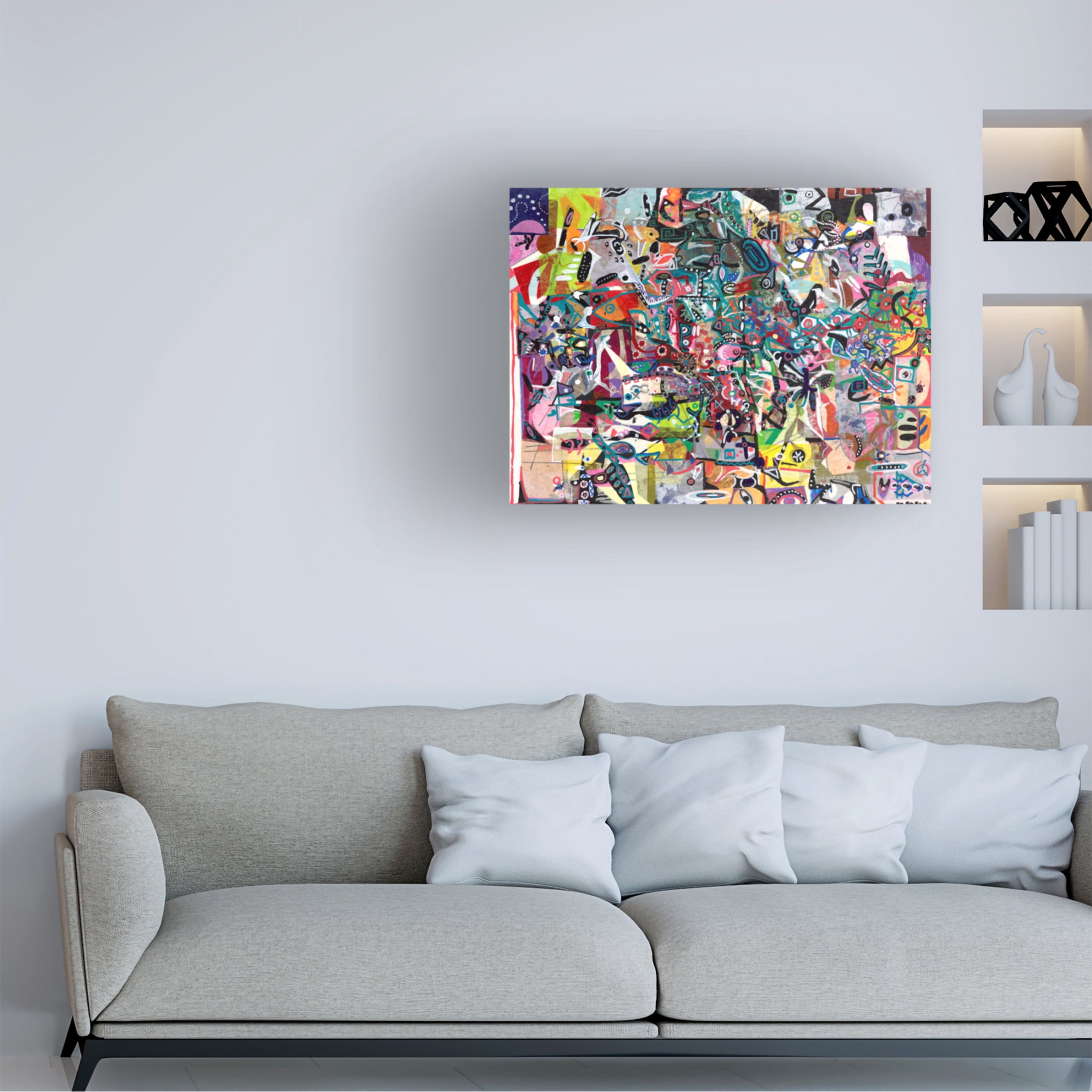 Canvas Wall Art - Ellen Kossoff 'Beehive' Wall Art for Living Room, Bedroom, or Office Décor by Trademark Fine Art - 24 x 18 Inches