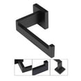 thumbnail image 6 of Toprema Toilet Paper Holder Tissue Roll Holder Hanger Matte Black SUS304 Stainless Steel  Bathroom Lavatory Hardware Wall Mount, 6 of 7