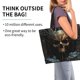 thumbnail image 2 of Balery Vintage Ornate Skull Bolsa Tote Estilo Estético con Cremalleras, Bolsa de Hombro, Bolsa de Compras Grande y Plegable, 2 of 8