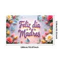 thumbnail image 1 of Floral Design Happy Mother's Day Butterfly Banner Spring Theme for Celebrations Home Decoration Gift, 1 of 5