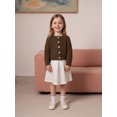 thumbnail image 4 of BemeyourBBs Kids Fall Knit Cardigan Long Sleeve Solid Button Down Sweater, 4 of 9