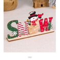 thumbnail image 1 of 1 pieza de decoraciones navideñas, decoraciones de letras de madera, decoraciones para festivales, oficinas, recepciones, decoraciones navideñas de madera (estilo 4), 1 of 5