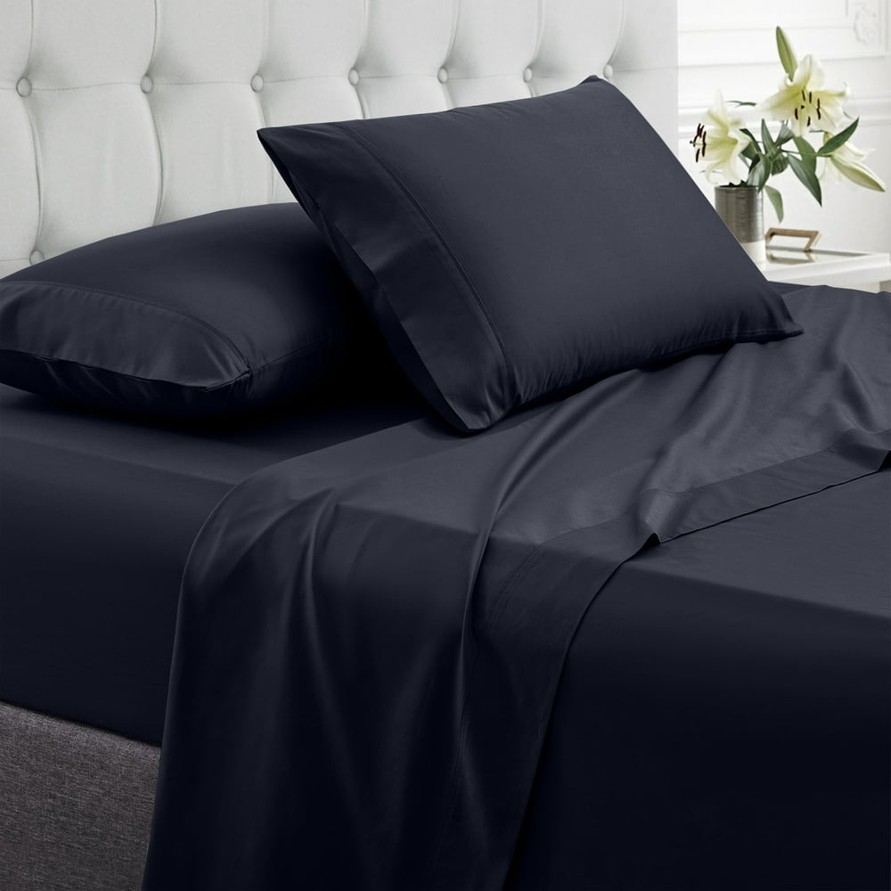 Sweet Home Collection Percale 100% Egyptian Cotton Sheet Set 200 Thread