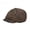 darkbrown, variant on Minzimin Men's 8 Piece Newsboy Flat Cap Cotton Newsboy Gatsby Ivy Cap Cabbie Driving Hat Octagonal Golf Beret Hat